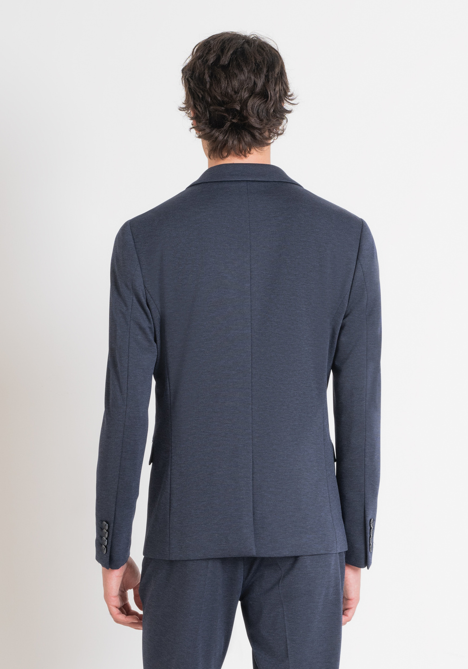 GIACCA SUPER SLIM FIT "ASHE" IN TESSUTO MISTO VISCOSA STRETCH MÉLANGE - Antony Morato Online Shop