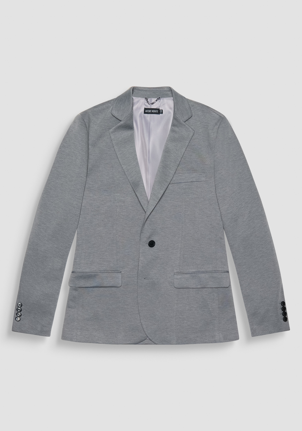 JACKE „ASHE“ SUPER SLIM FIT GRAU AUS VISKOSE-MISCHUNG - Antony Morato Online Shop