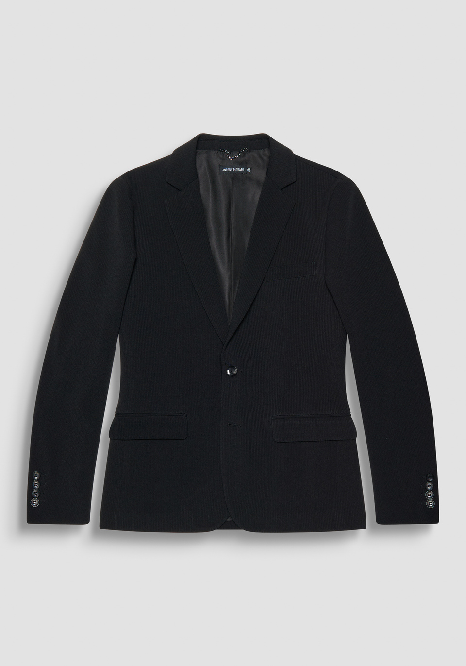 VESTE « ASHE » SUPER SLIM FIT EN TISSU ÉLASTIQUE AVEC MICRO-MOTIF - Antony Morato Online Shop