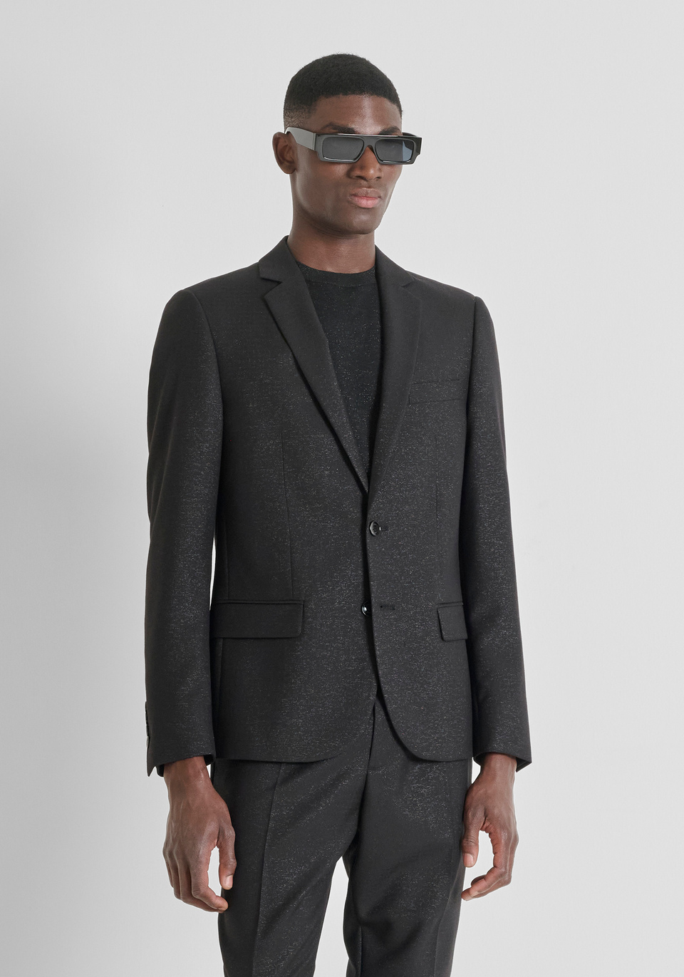 "LUIS" REGULAR FIT JACKET IN VISCOSE BLEND - Antony Morato Online Shop