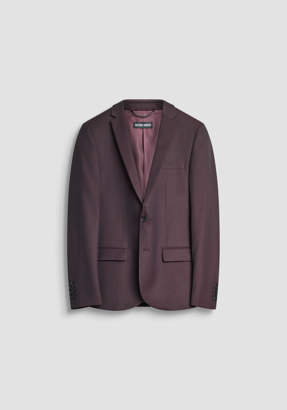 SLIM FIT "BONNIE" JACKET IN VISCOSE BLEND WITH MICRO PATTERN - Antony Morato Online Shop