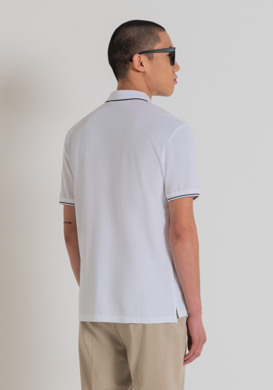 Mercerised shop cotton polo