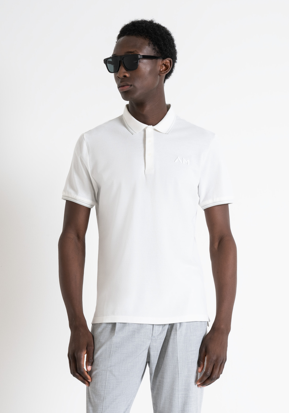 Antony morato polo wit new arrivals