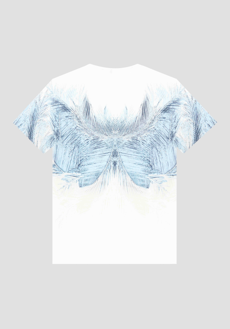 COTTON REGULAR FIT T-SHIRT WITH WATER PRINT - Antony Morato Online Shop