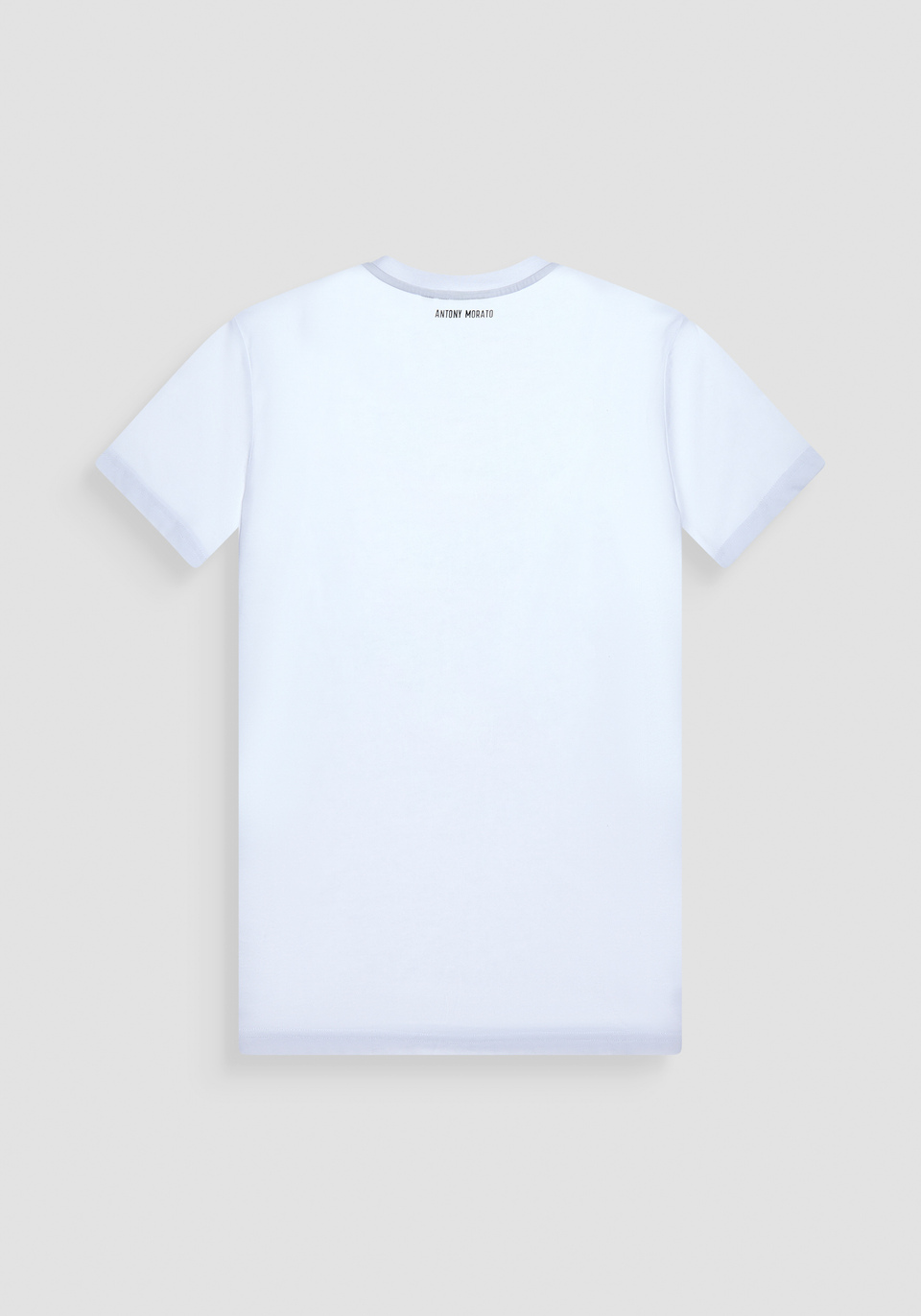 REGULAR FIT T-SHIRT IN WHITE COTTON JERSEY WITH "MICKEY MOUSE" PRINT - Antony Morato Online Shop