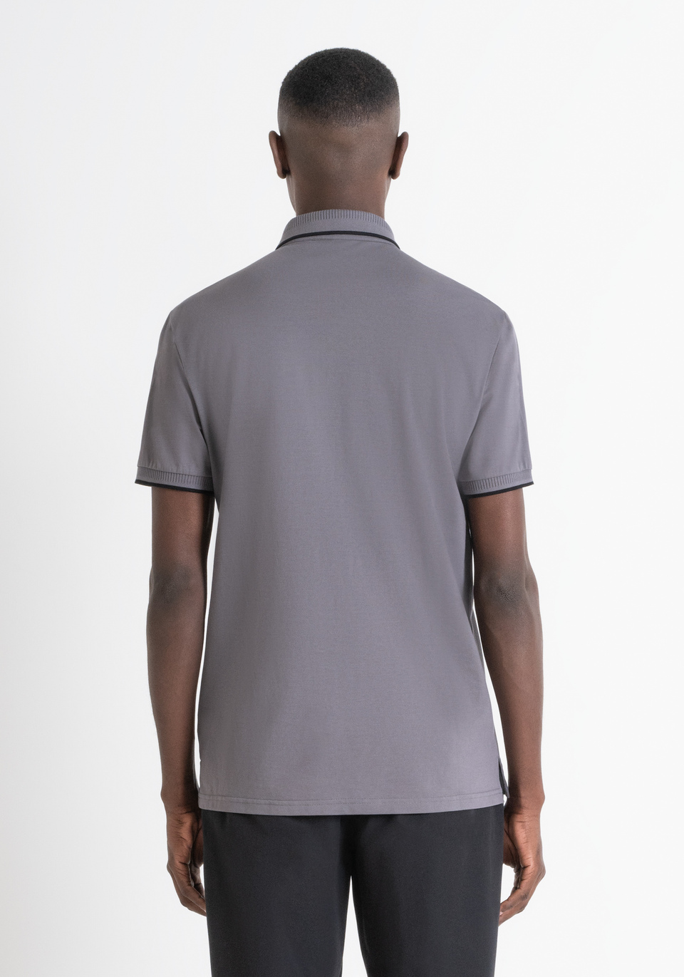 POLOSHIRT REGULAR FIT AUS BAUMWOLLPIKEE MIT LOGO - Antony Morato Online Shop