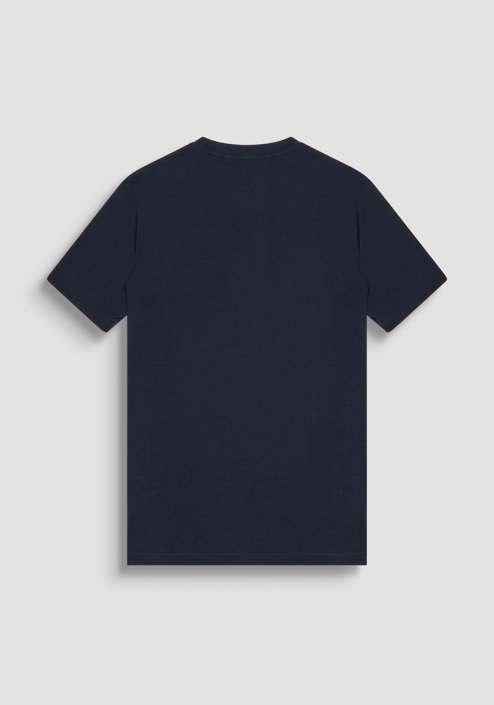 T-SHIRT REGULAR FIT AUS 
BLAU MISCHGEWEBE MIT NACHHALTIGER VISKOSE - Antony Morato Online Shop