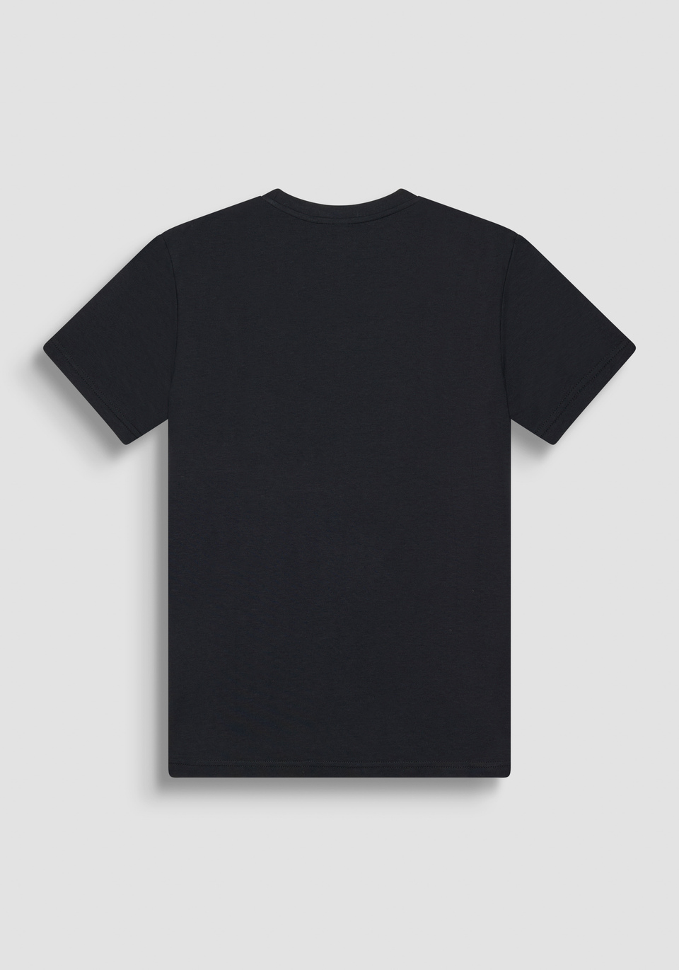 T-SHIRT REGULAR FIT AUS SCHWARZEM MISCHGEWEBE MIT NACHHALTIGER VISKOSE - Antony Morato Online Shop