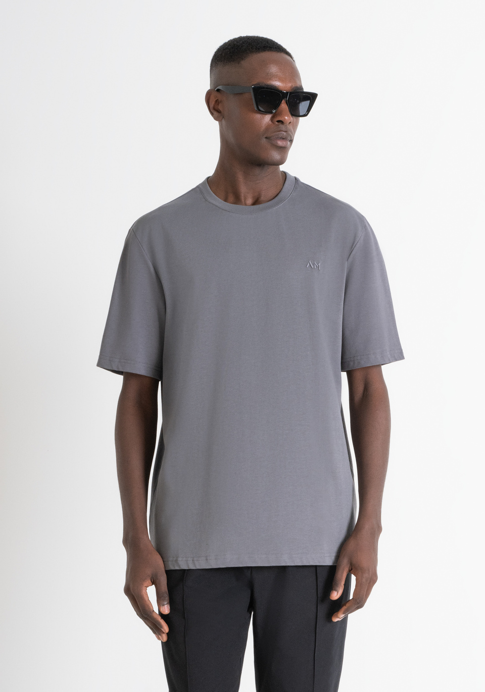 RELAXED FIT T SHIRT IN STRUCTURED JERSEY COTTON Antony Morato
