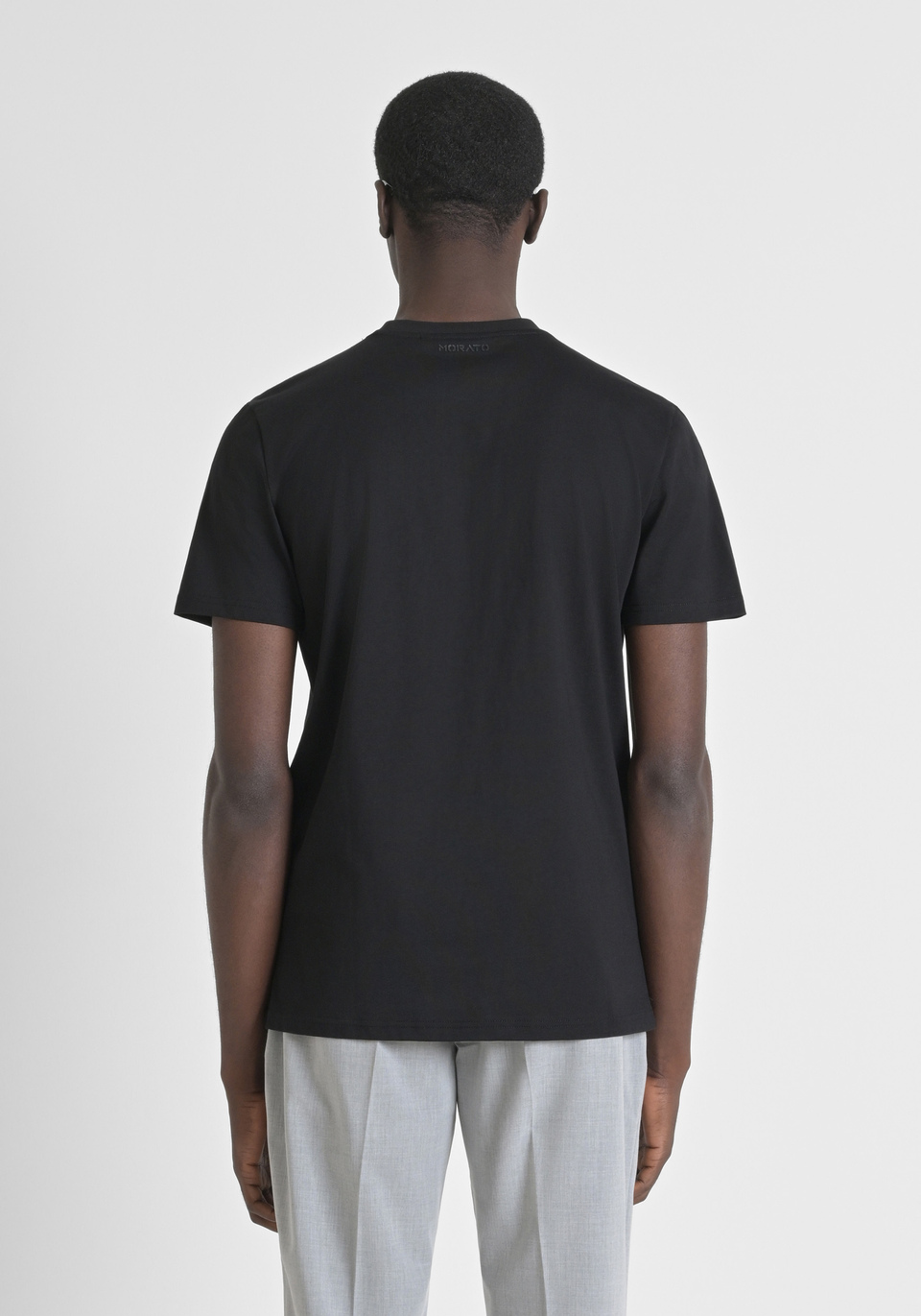 T-SHIRT REGULAR FIT IN JERSEY COTTON WITH REFLECTIVE TIGER PRINT