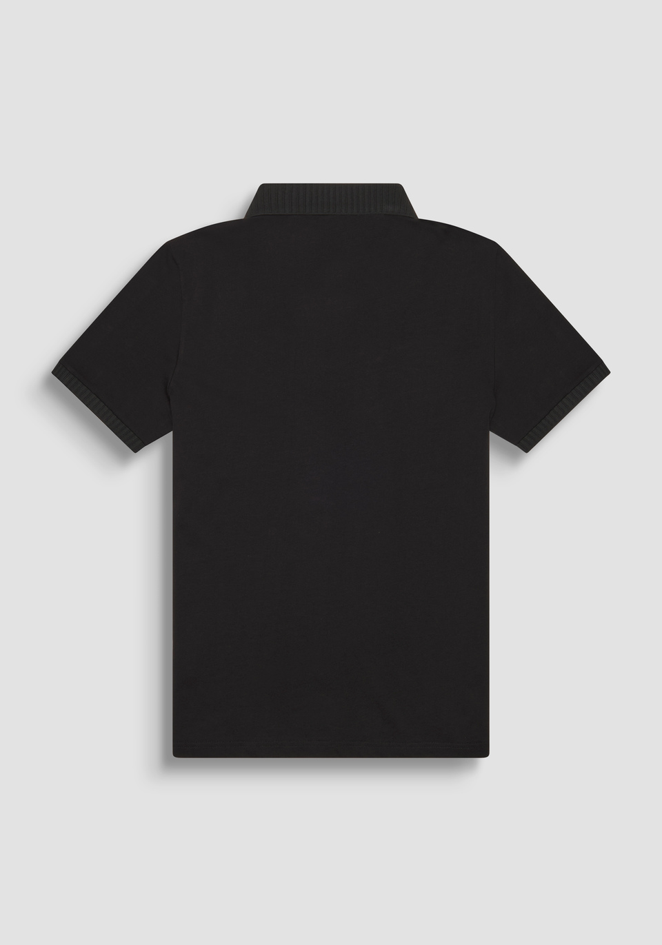 PURE COTTON JERSEY REGULAR FIT POLO SHIRT WITH MONOGRAM PRINT - Antony Morato Online Shop