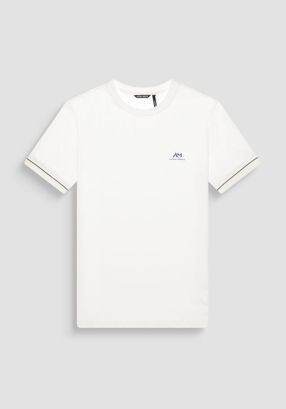 PURE COTTON SLIM FIT T-SHIRT WITH MONOGRAM - Antony Morato Online Shop