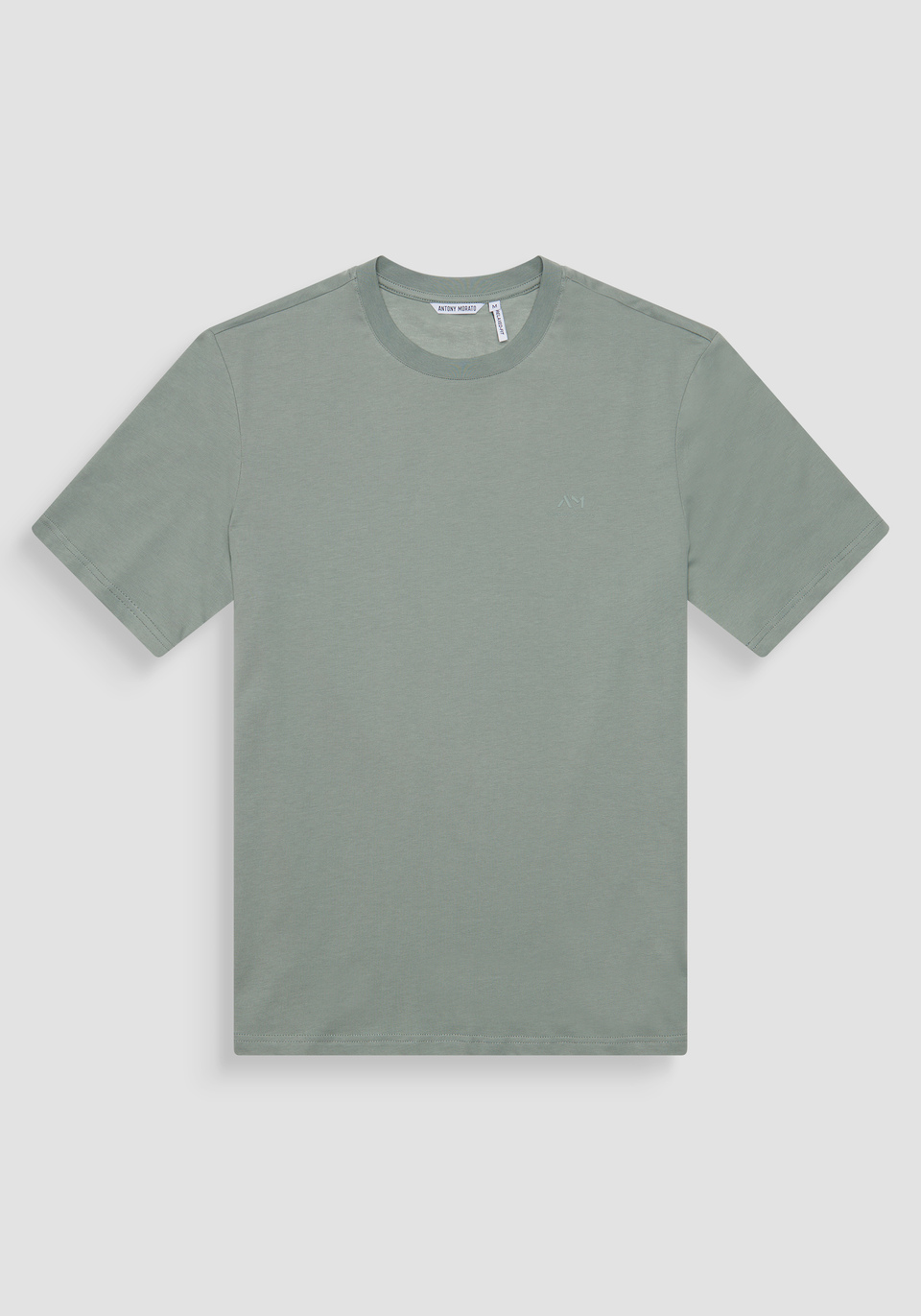 T-SHIRT RELAXED FIT IN JERSEY DI COTONE CON LOGO GOMMATO - Antony Morato Online Shop