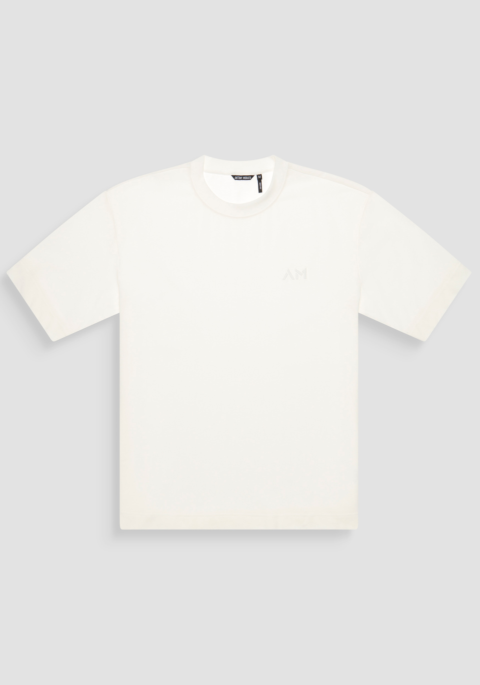 BOXY FIT COTTON T-SHIRT WITH EMBROIDERED LOGO - Antony Morato Online Shop