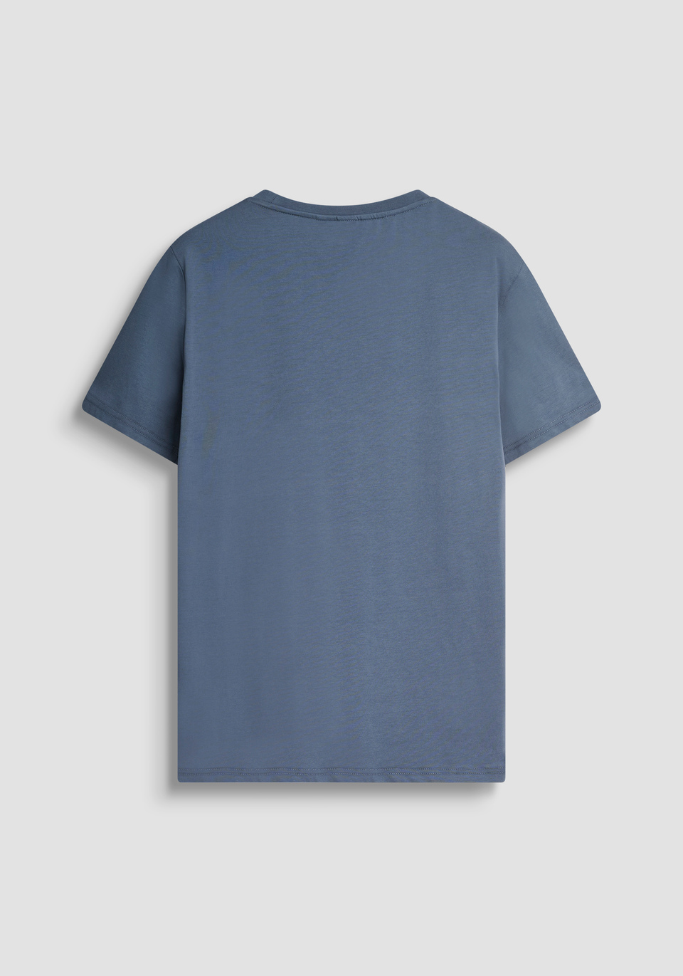 REGULAR FIT COTTON JERSEY T-SHIRT WITH SPONGE LOGO - Antony Morato Online Shop
