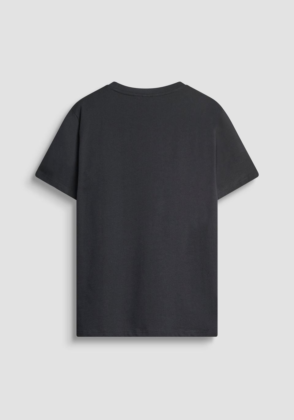 REGULAR FIT COTTON JERSEY T-SHIRT WITH SPONGE LOGO - Antony Morato Online Shop
