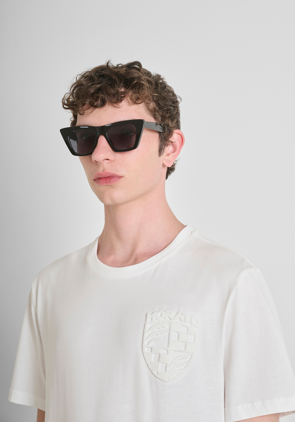 REGULAR FIT COTTON JERSEY T-SHIRT WITH LOGO PRINT - Antony Morato Online Shop