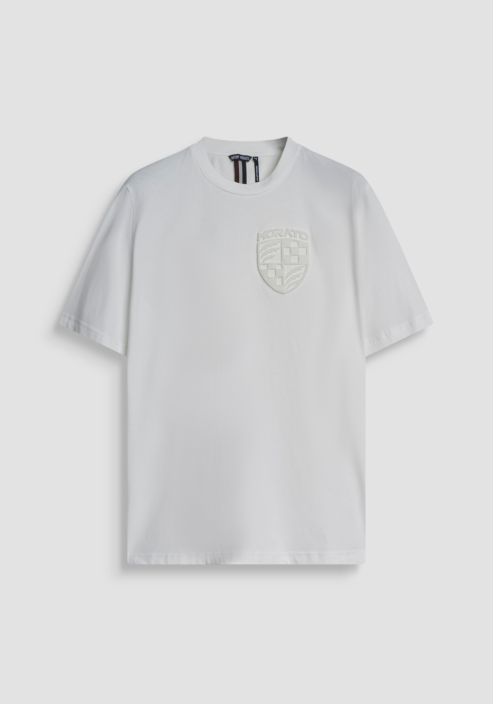 REGULAR FIT COTTON JERSEY T-SHIRT WITH LOGO PRINT - Antony Morato Online Shop