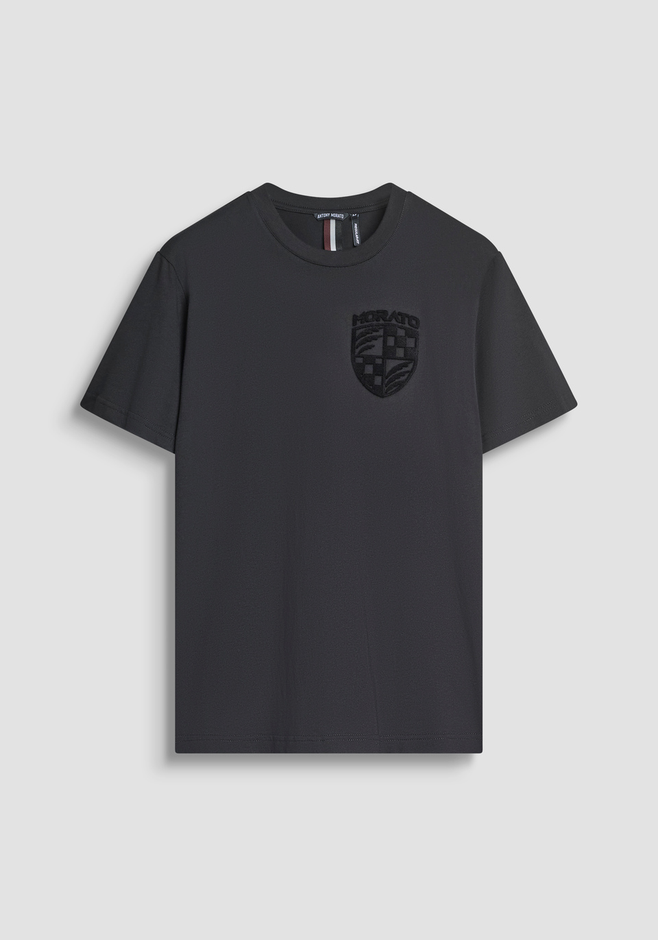 REGULAR FIT COTTON JERSEY T-SHIRT WITH LOGO PRINT - Antony Morato Online Shop