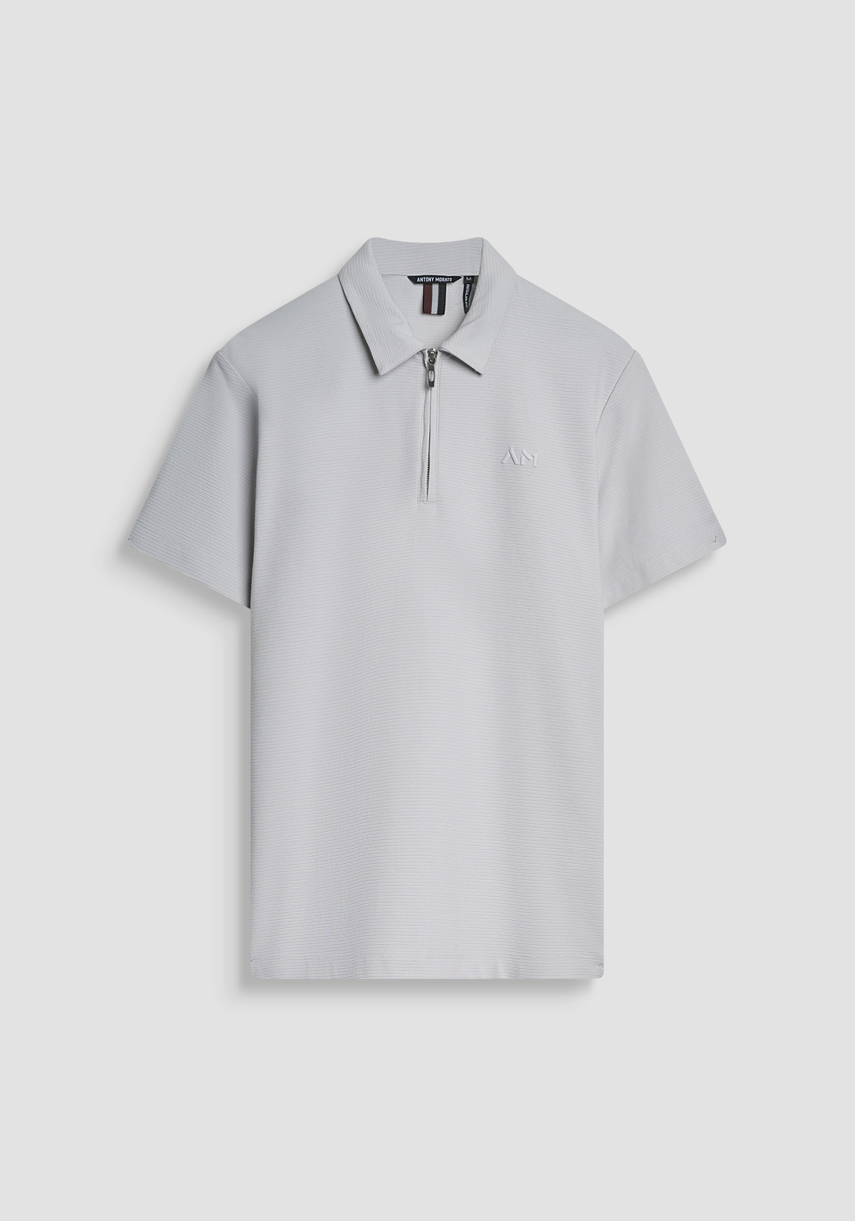 POLO REGULAR FIT IN JERSEY DI COTONE DOBBY CON LOGO RICAMATO - Antony Morato Online Shop