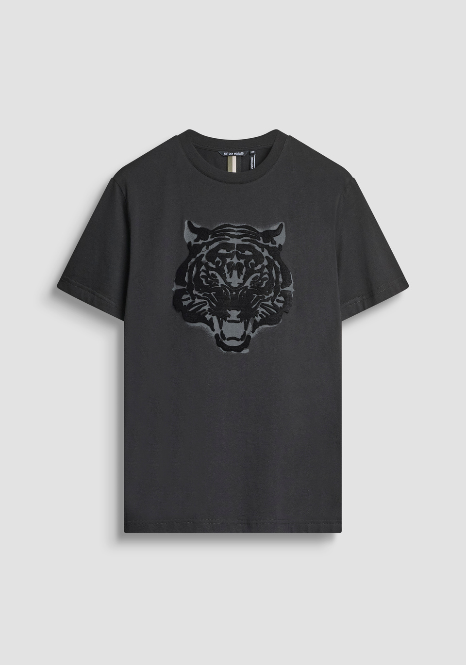 T-SHIRT REGULAR FIT IN JERSEY DI COTONE CON STAMPA TIGRE - Antony Morato Online Shop