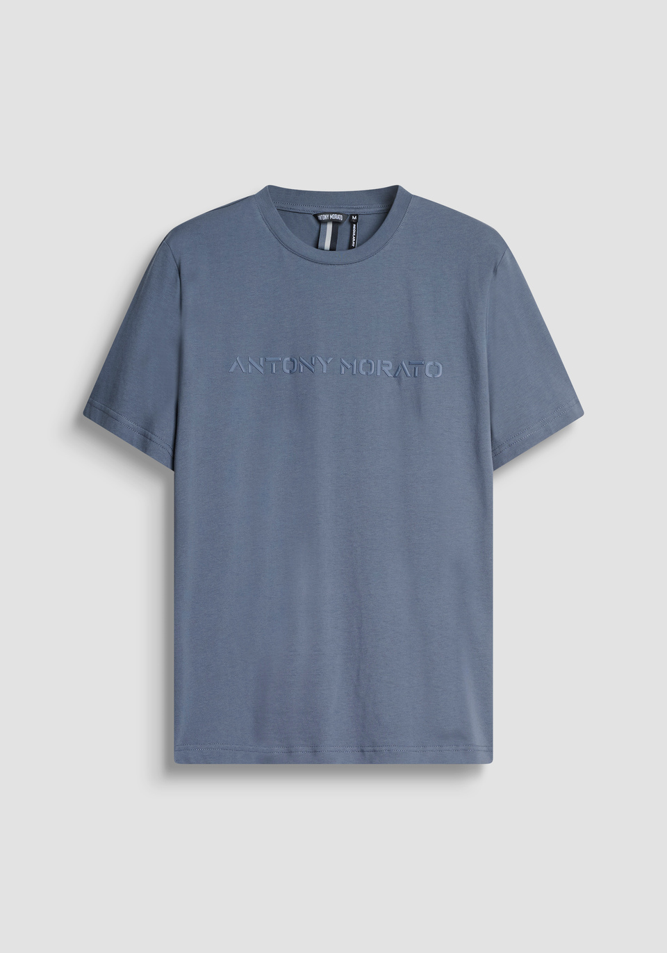REGULAR FIT COTTON JERSEY T-SHIRT WITH DIAMOND PRINT - Antony Morato Online Shop