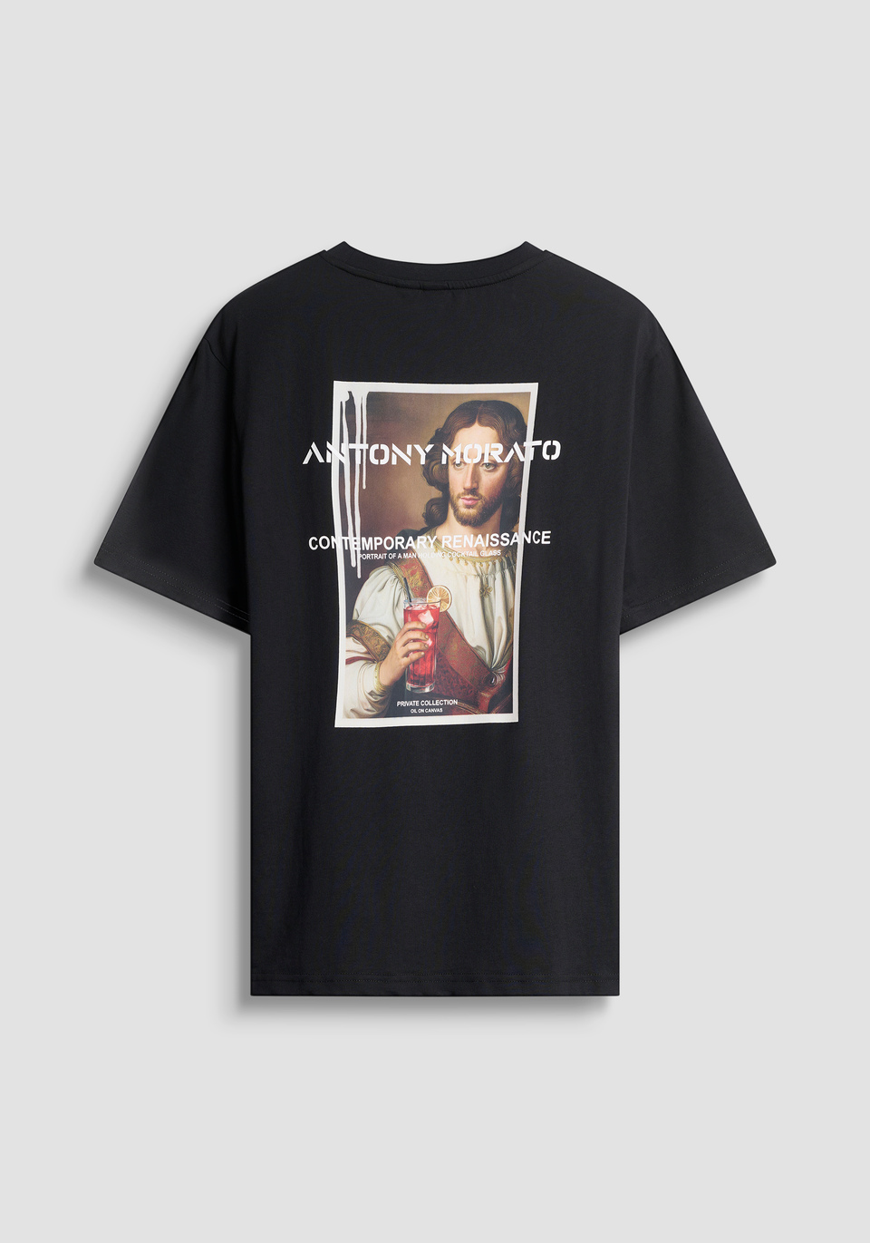 RELAXED FIT COTTON JERSEY T-SHIRT WITH ARTS PRINT - Antony Morato Online Shop