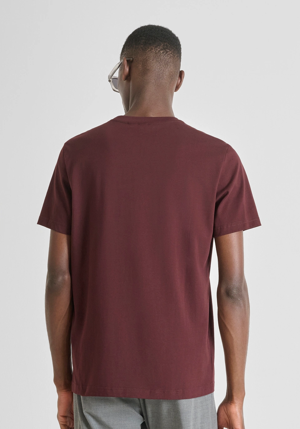 CAMISETA REGULAR FIT DE PUNTO DE ALGODÓN CON LOGOTIPO ESTAMPADO - Antony Morato Online Shop