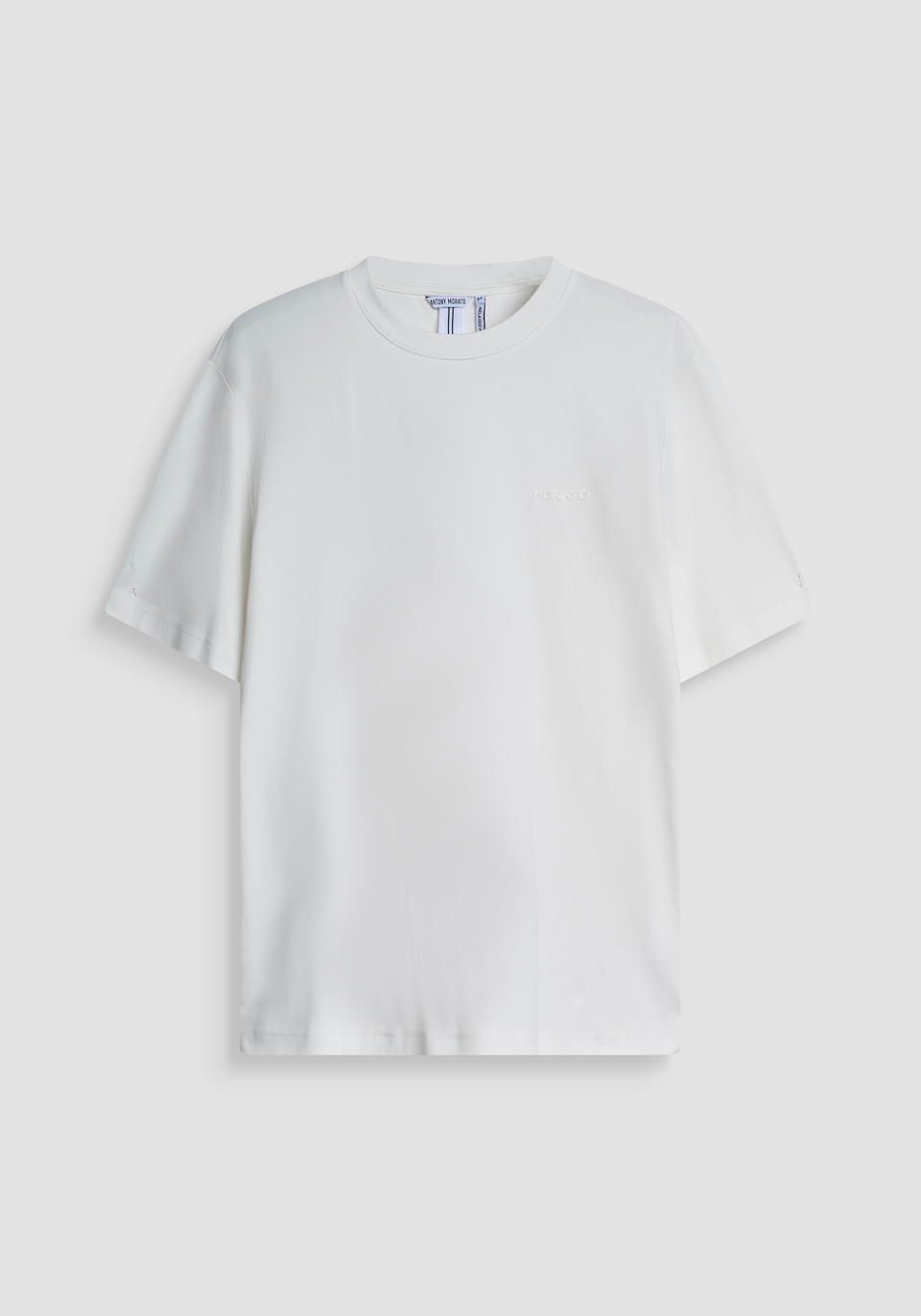 T-SHIRT COUPE RELAXED EN COTON TOUCHER SOIE - Antony Morato Online Shop