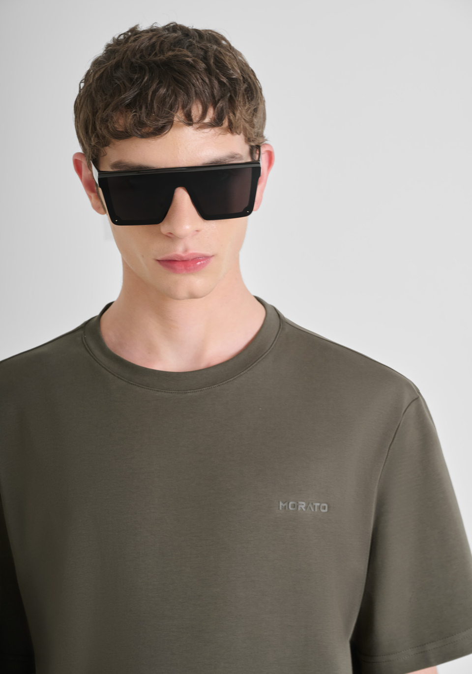 RELAXED FIT SILKY-TOUCH COTTON T-SHIRT - Antony Morato Online Shop