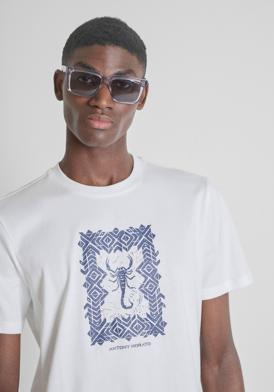 CAMISETA REGULAR FIT DE MEZCLA DE ALGODÓN INTERLOCK CON ESTAMPADO DE ...