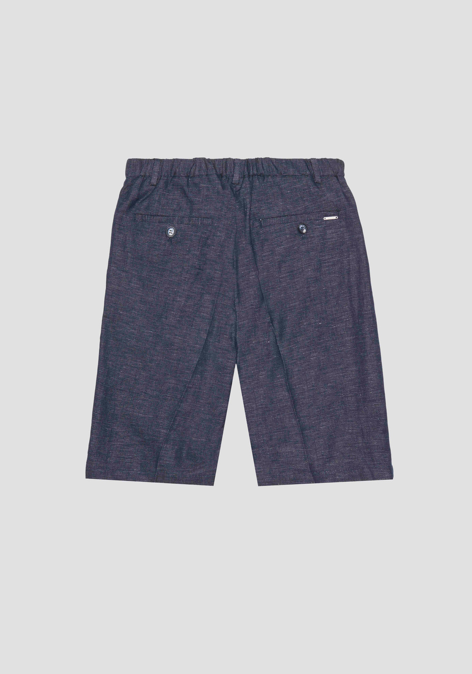 CARROT FIT "GUSTAF" SHORTS IN ARMORED COTTON-LINEN BLEND - Antony Morato Online Shop