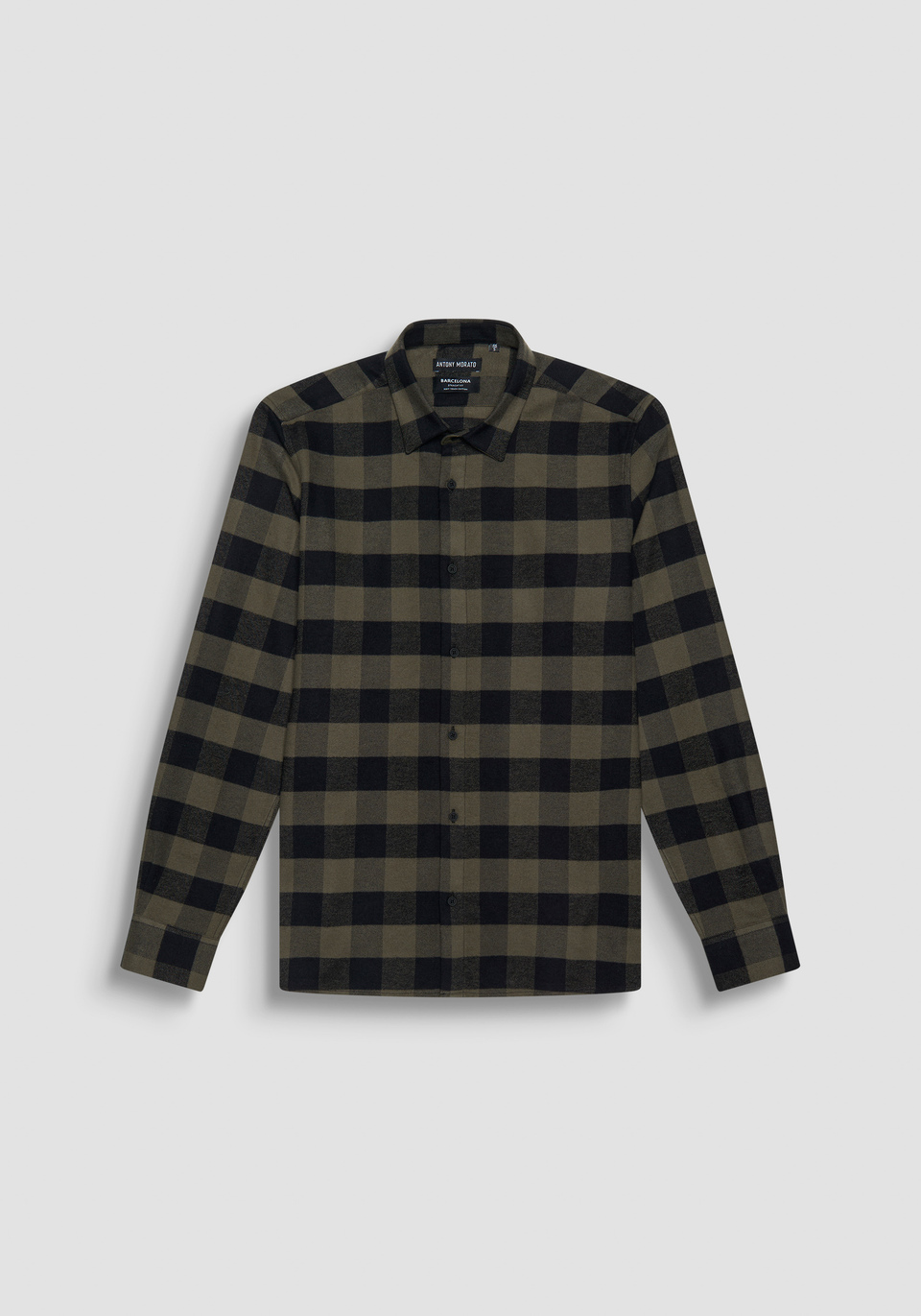 REGULAR FIT "BARCELONA" STRAIGHT CUT COTTON SHIRT - Antony Morato Online Shop