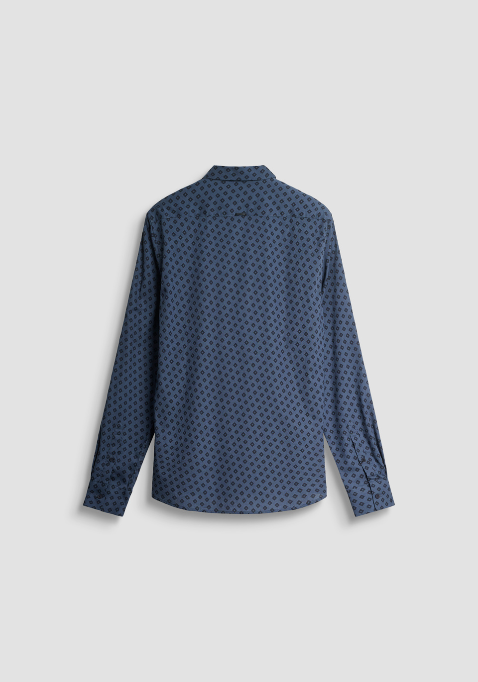 REGULAR STRAIGHT FIT „BARCELONA" HEMD AUS BAUMWOLLMISCHUNG MIT ABSTRAKTEM PRINT - Antony Morato Online Shop