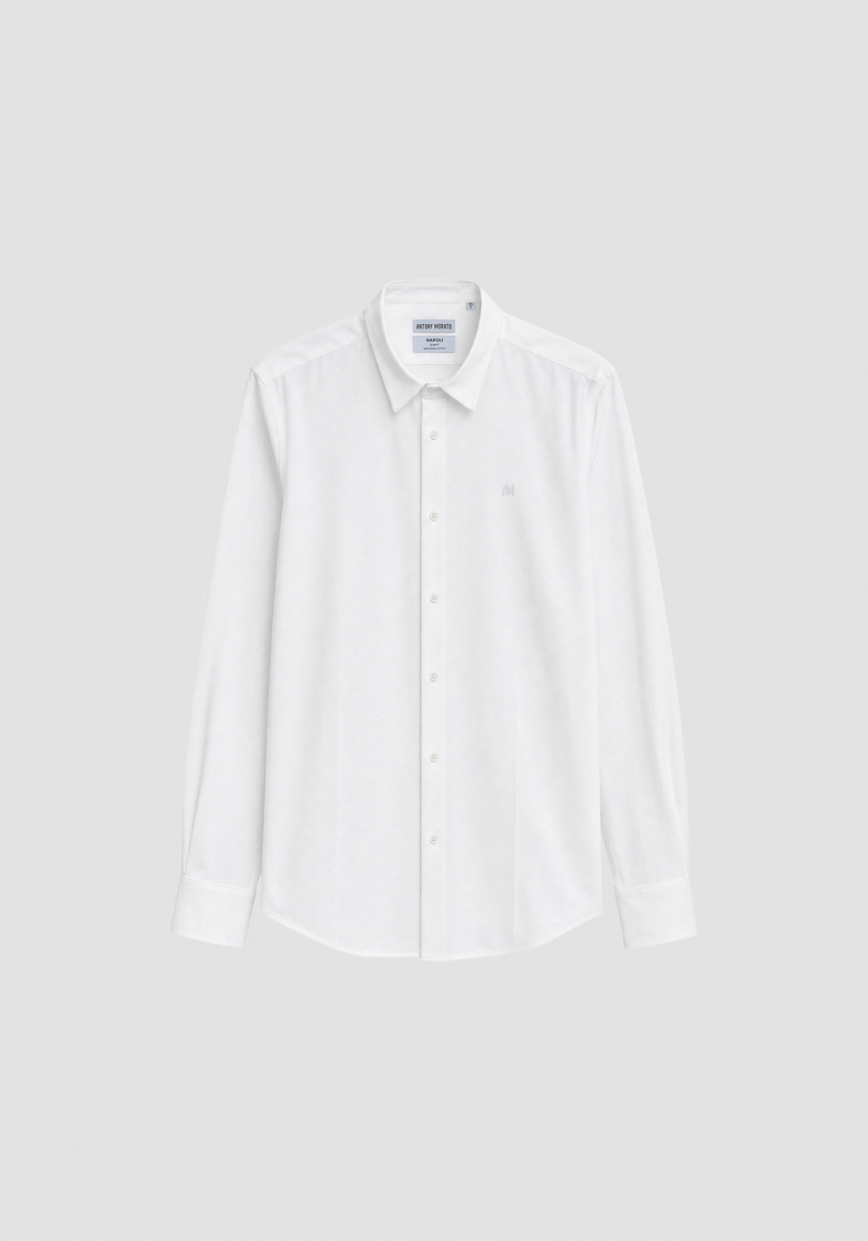cream dress shirt slim fit Antony Morato slim-fit with Napoli collar in mercerised cotton Linen shirt Color:Pion Plain Tights EMBRACE DARK ROMANCE: MEET making it a natural