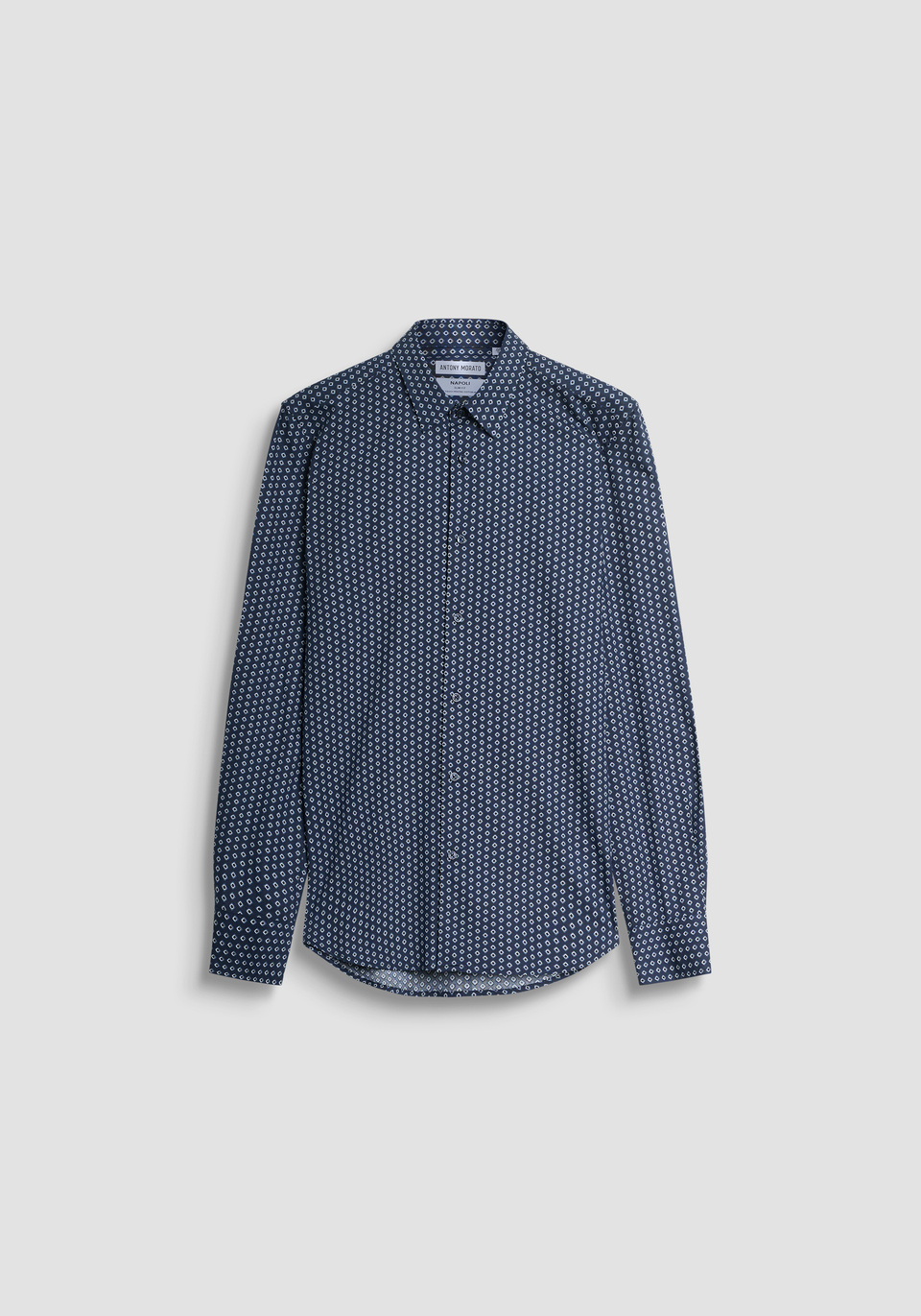 CAMISA SLIM FIT «NAPOLI» MEZCLA DE ALGODÓN EN MEZCLA DE ALGODÓN ESTAMPADO - Antony Morato Online Shop