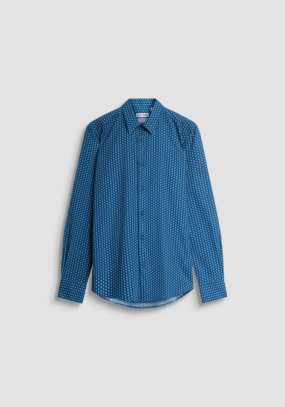 CHEMISE SLIM FIT « NAPOLI » MÉLANGE DE COTON EN MÉLANGE DE COTON IMPRIMÉ - Antony Morato Online Shop
