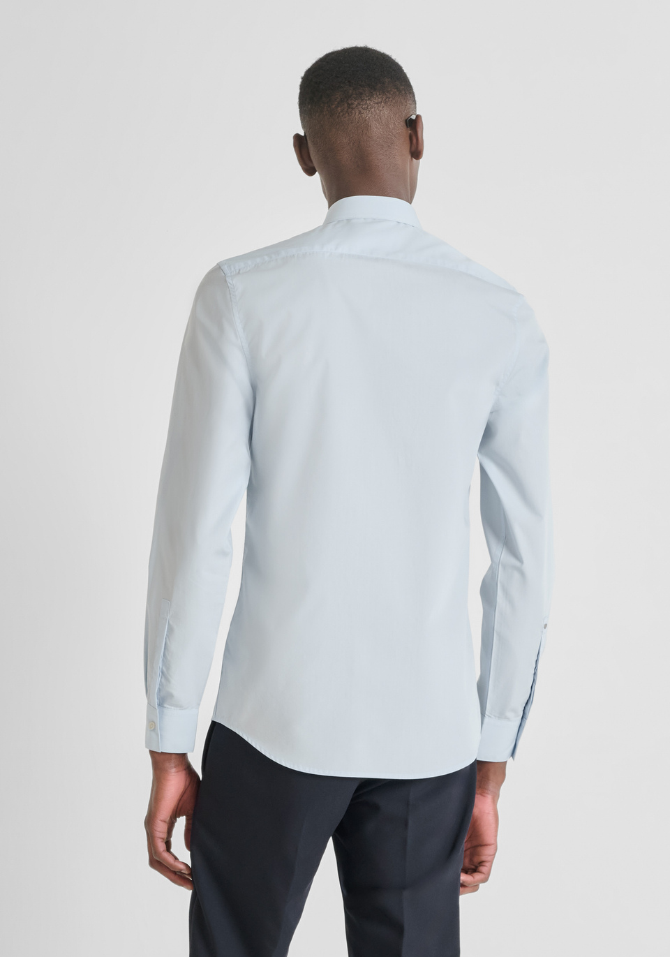 "LONDON" SOFT TOUCH COTTON SLIM FIT SHIRT - Antony Morato Online Shop