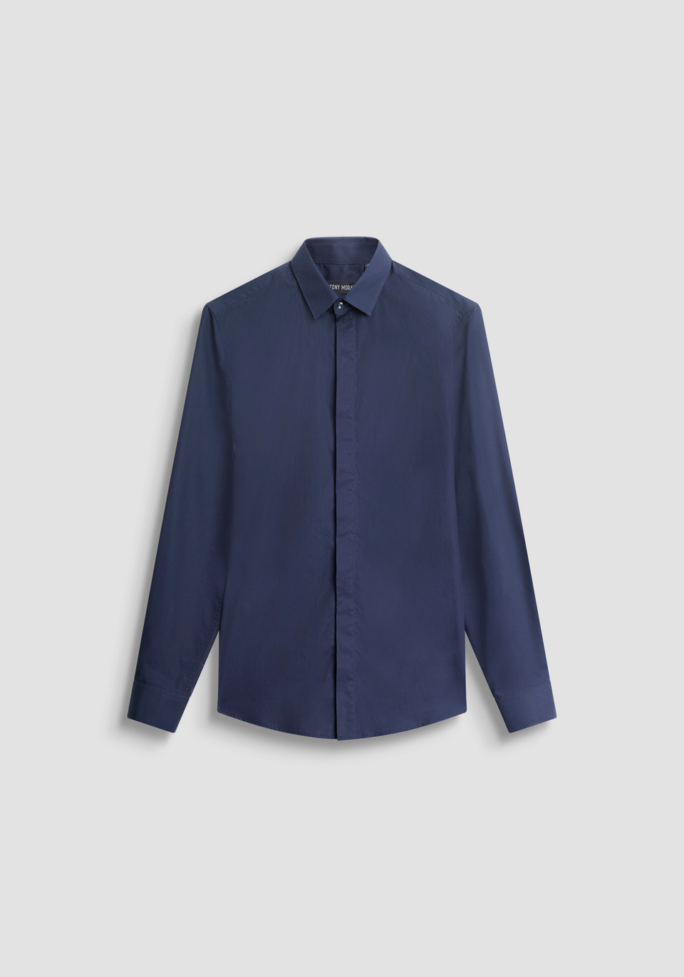 how to iron dress blues navy Tailored Fit Blue / Navy Micro Check Non Iron Men's Dress Shirt – Wilkes &  Riley, LLC