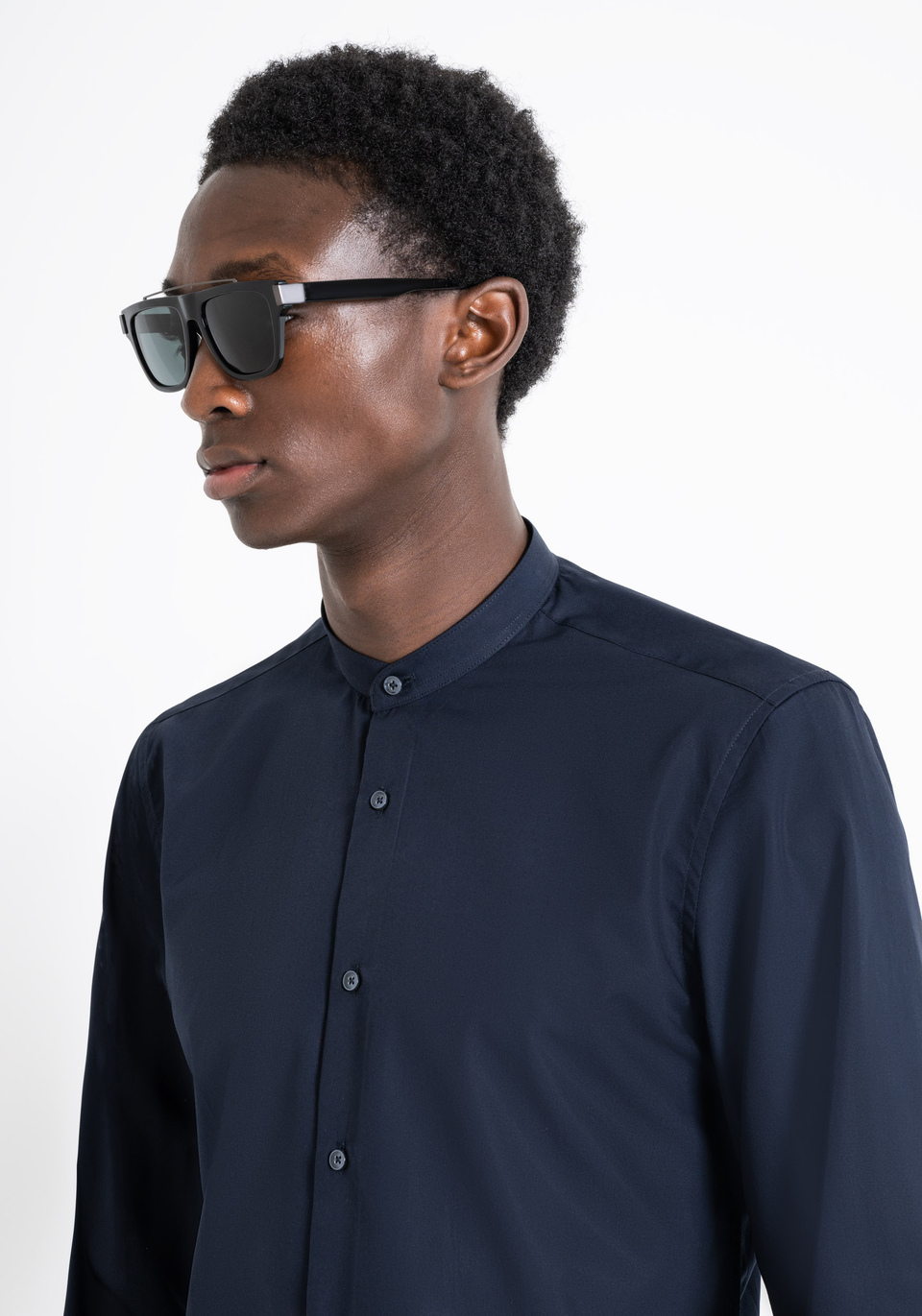 CHEMISE SLIM « SEOUL » EN COTON SOFT TOUCH FACILE À REPASSER - Antony Morato Online Shop