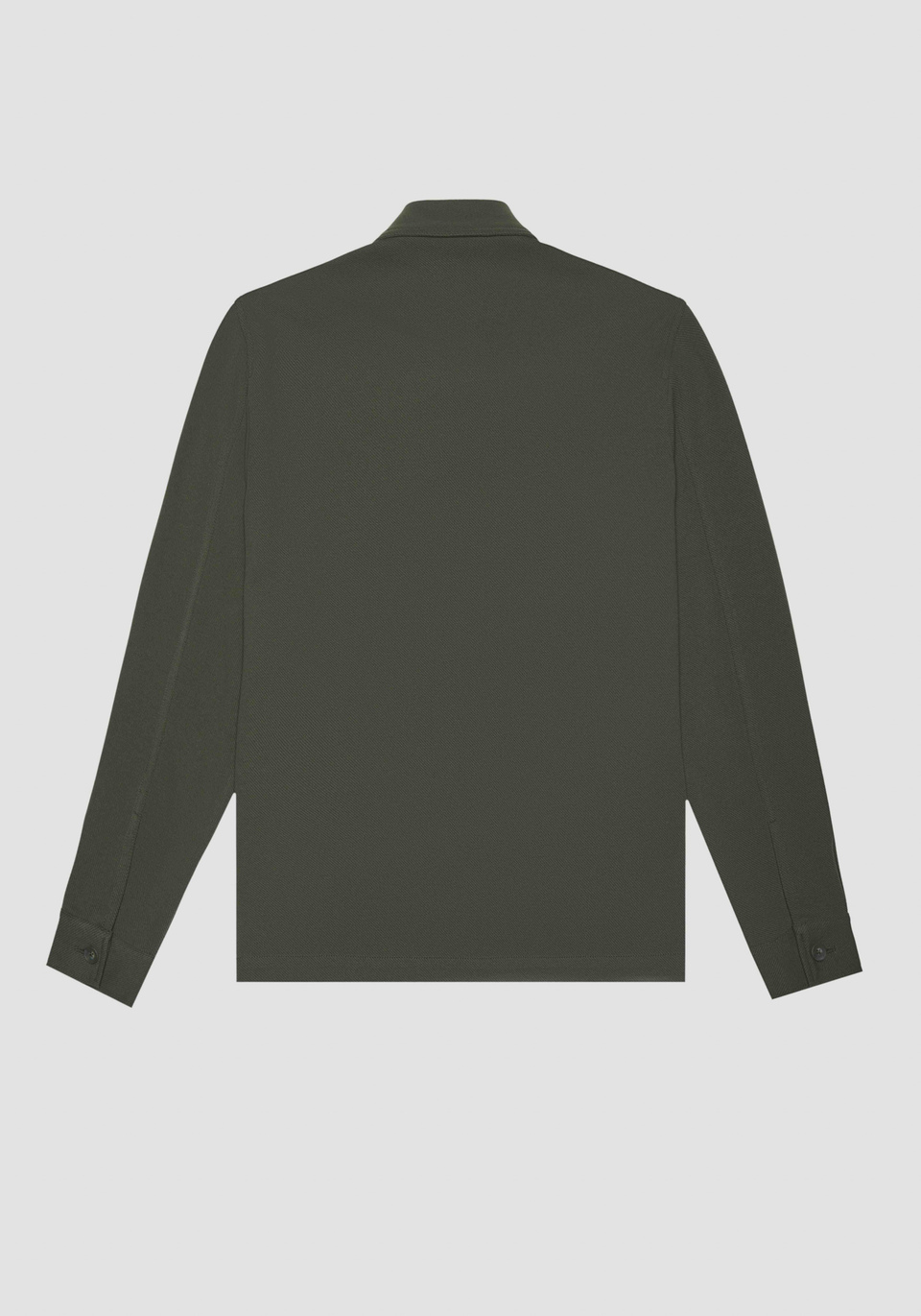 OSLO STRAIGHT FIT SHIRT IN STRETCH COTTON TWILL WITH POCKETS 