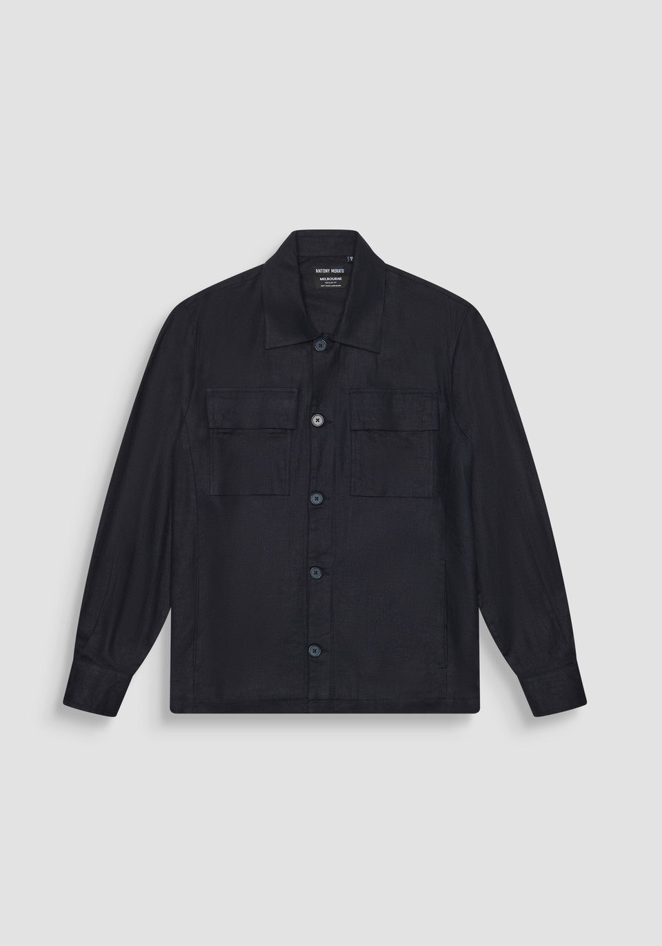 CHEMISE REGULAR FIT « MELBOURNE » EN TWILL LIN VISCOSE BLEND - Antony Morato Online Shop CHEMISE REGULAR FIT « MELBOURNE » EN TWILL LIN VISCOSE BLEND - Antony Morato Online Shop