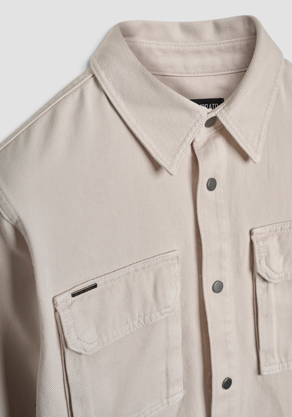 "BOB" REGULAR FIT SHIRT IN COLORED DENIM - Antony Morato Online Shop