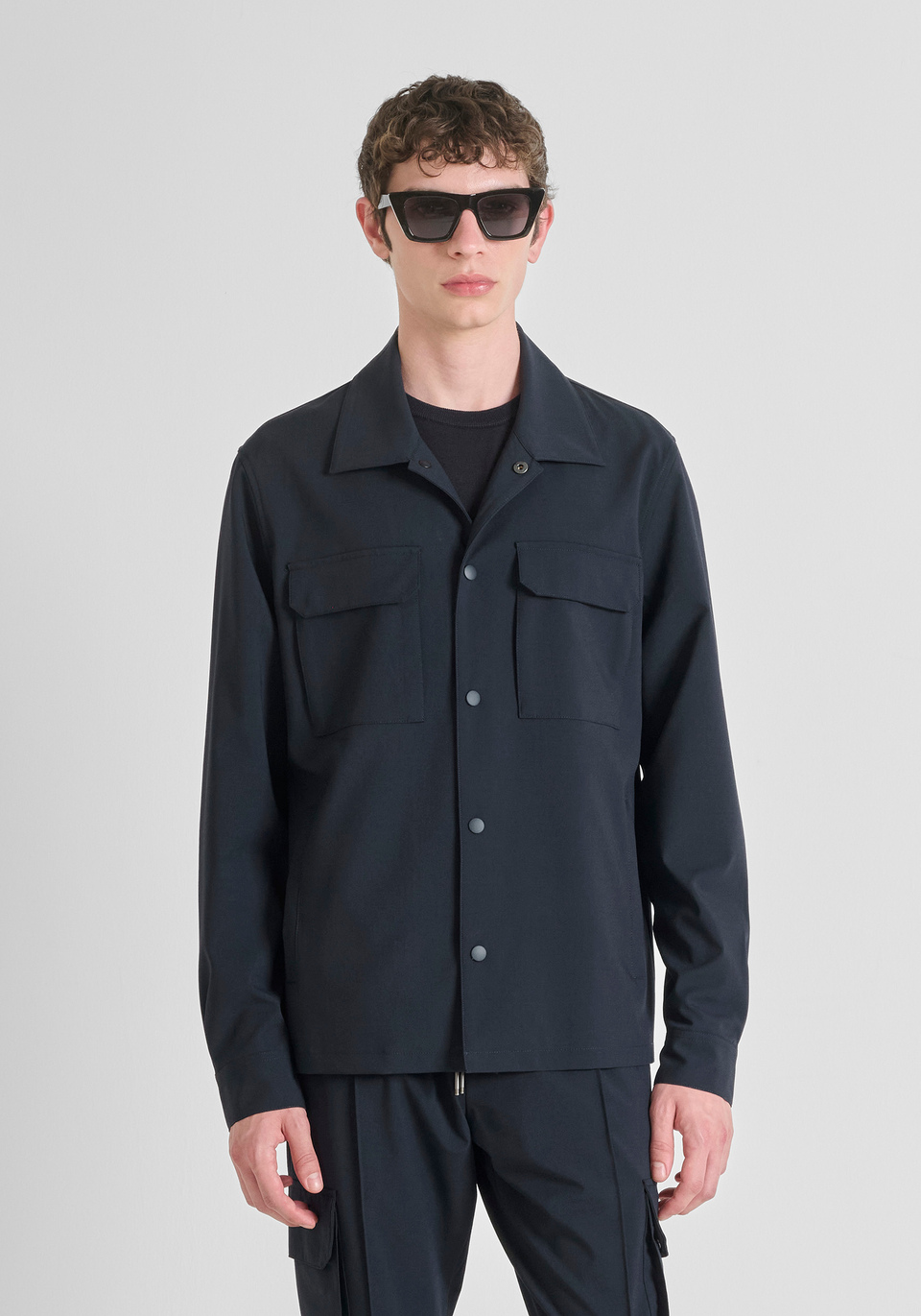 CAMICIA REGULAR FIT IN MISTO VISCOSA ELASTICA - Antony Morato Online Shop CAMICIA REGULAR FIT IN MISTO VISCOSA ELASTICA - Antony Morato Online Shop
