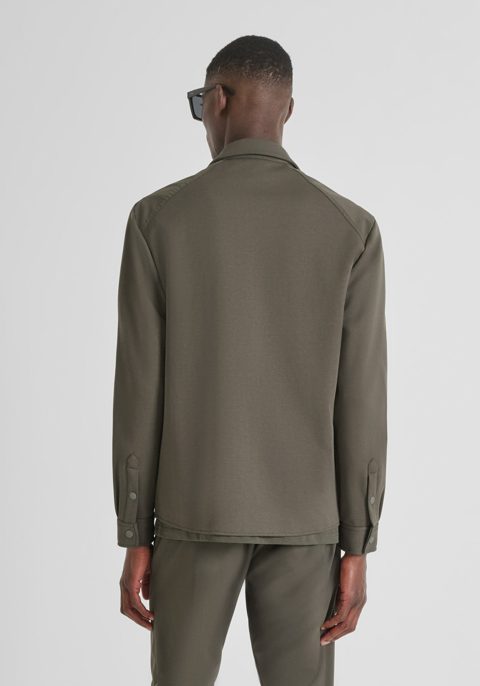 CAMICIA REGULAR FIT IN MISTO COTONE CON TESSUTO A CONTRASTO - Antony Morato Online Shop