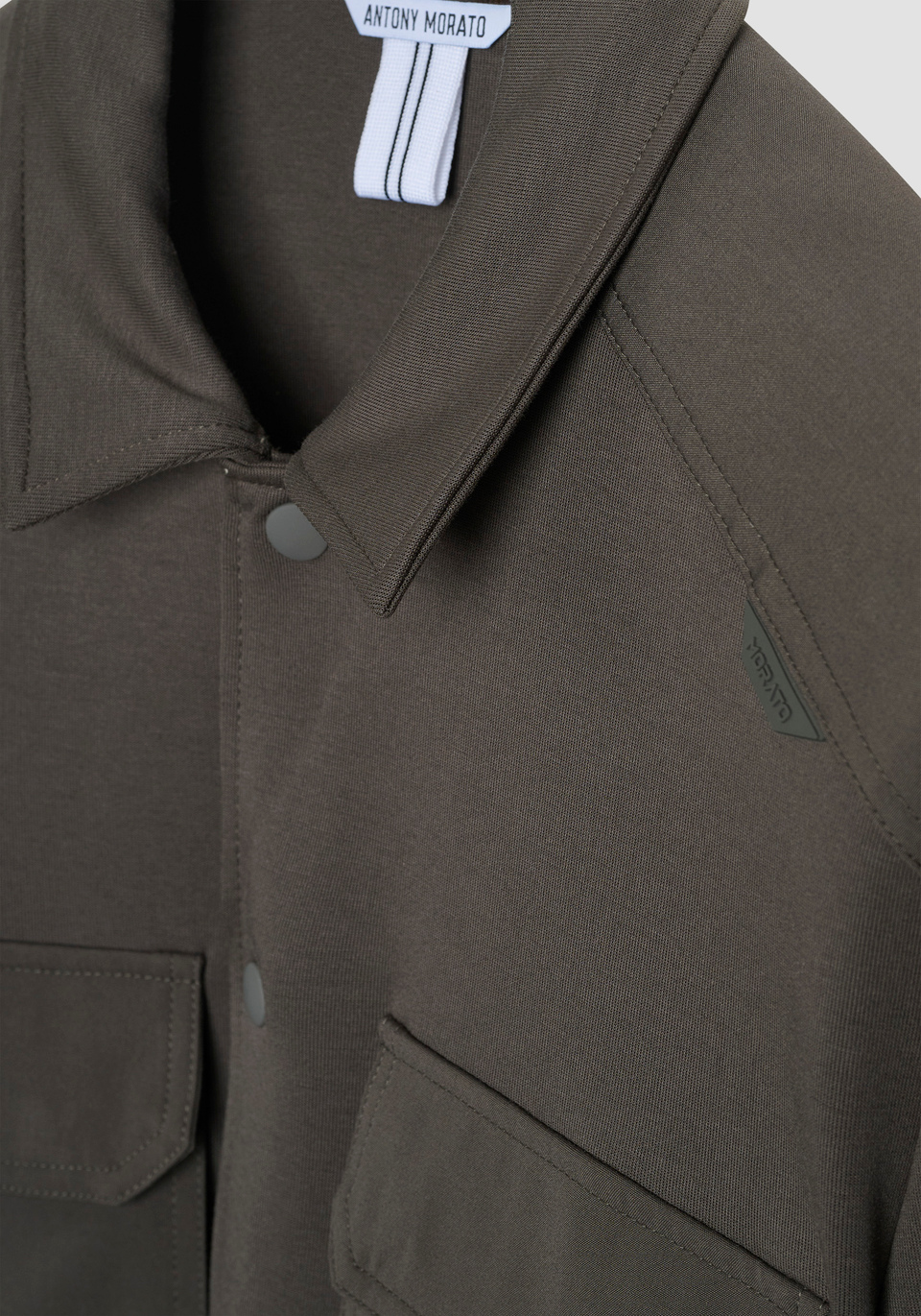 CAMICIA REGULAR FIT IN MISTO COTONE CON TESSUTO A CONTRASTO - Antony Morato Online Shop