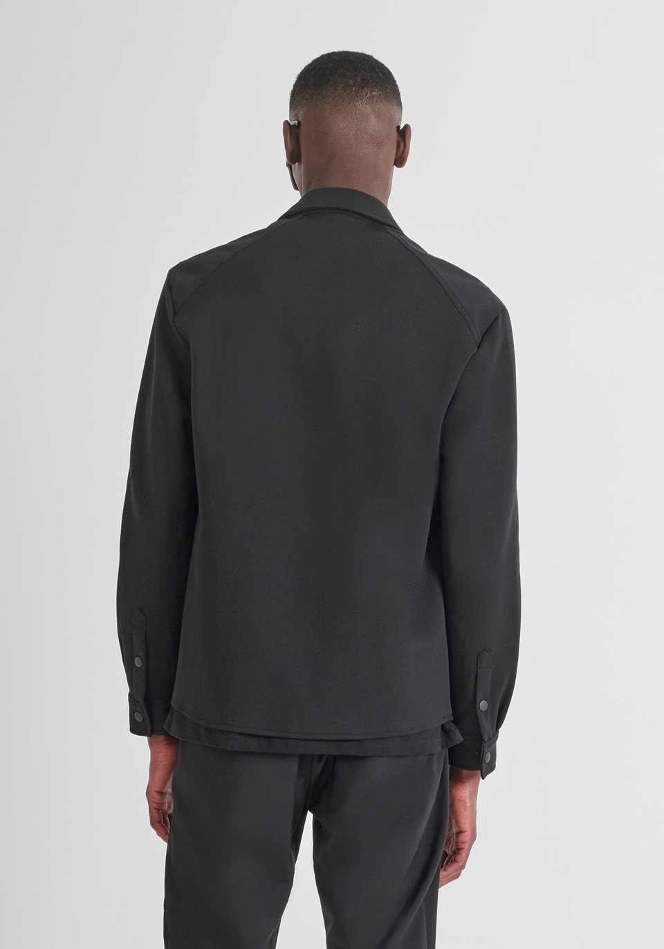 REGULAR FIT HEMD AUS BAUMWOLLMISCHUNG MIT KONTRASTIERENDEM STOFF - Antony Morato Online Shop