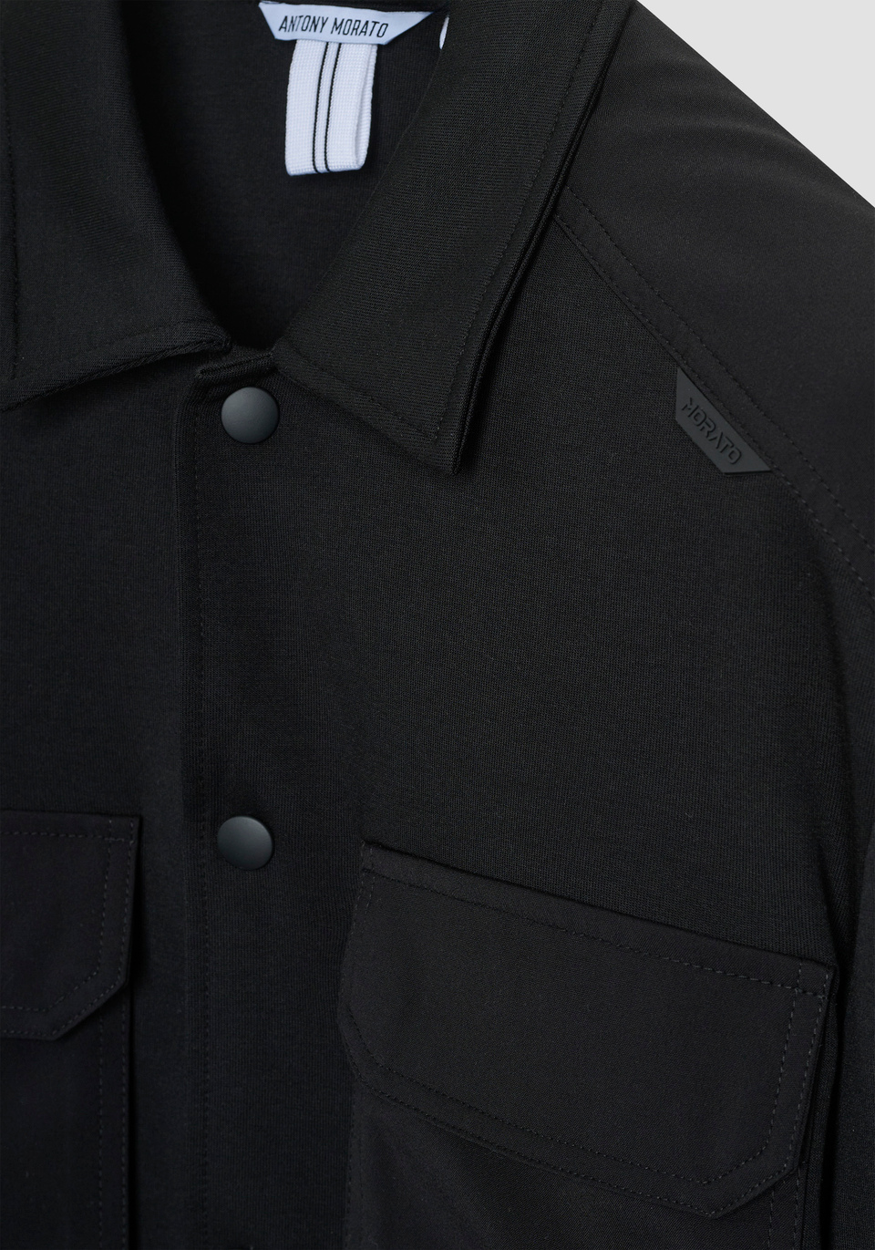 REGULAR FIT HEMD AUS BAUMWOLLMISCHUNG MIT KONTRASTIERENDEM STOFF - Antony Morato Online Shop