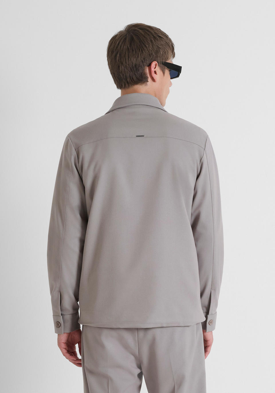 CAMICIA REGULAR FIT IN TWILL ELASTICIZZATO - Antony Morato Online Shop