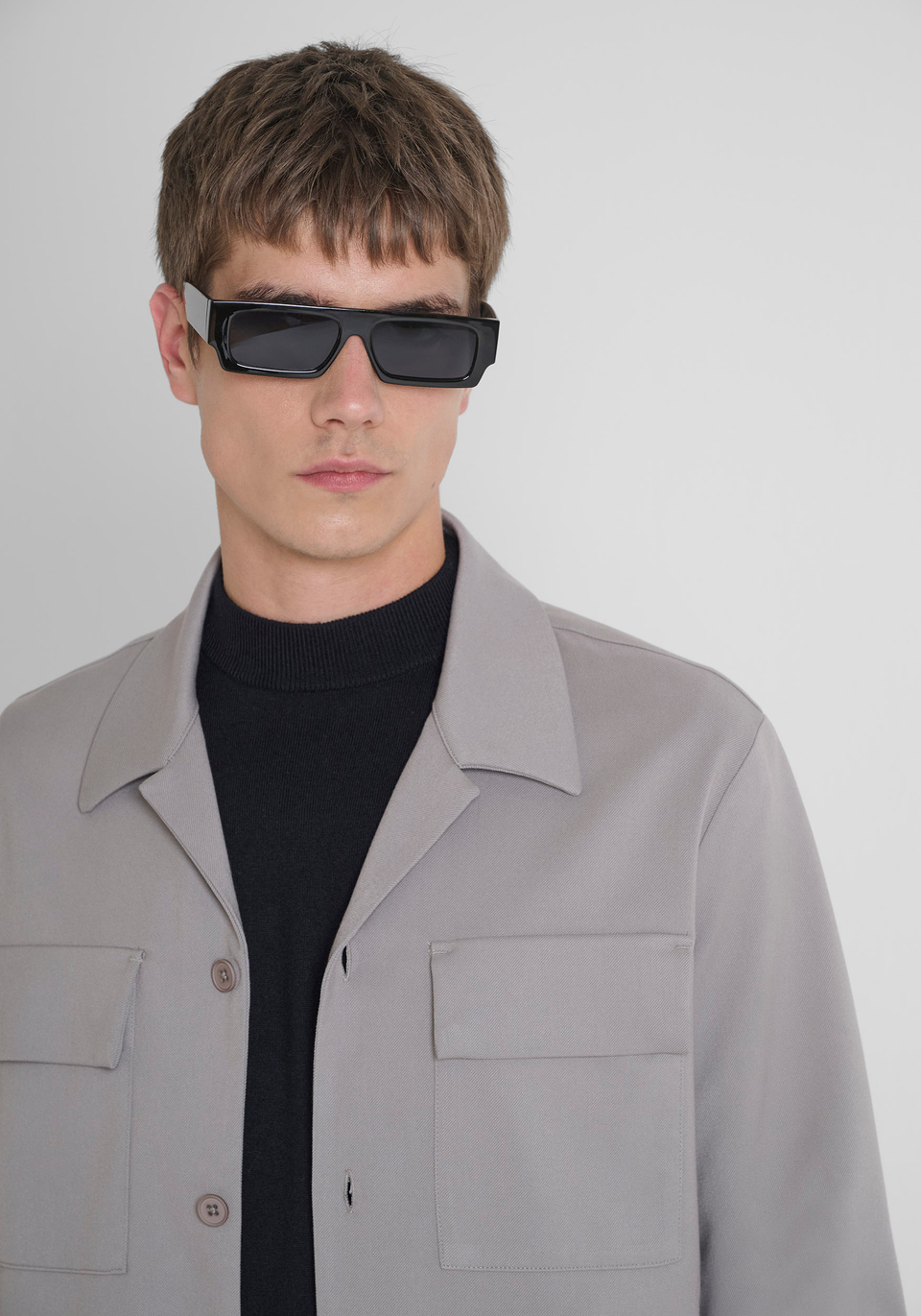 CAMICIA REGULAR FIT IN TWILL ELASTICIZZATO - Antony Morato Online Shop